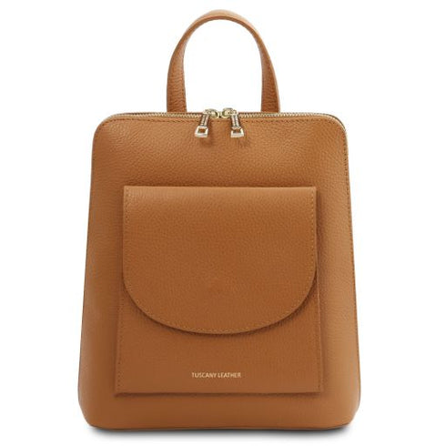 TL Bag - Small leather backpack for women